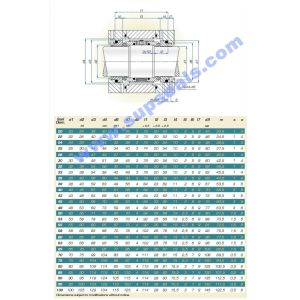 BM3A Double Seal Bi Directional Balanced Pump Mechanical Seals