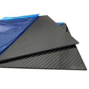 Heat Resistant Hard Carbon Fiber Sheets 100% 3K Twill Matte Carbon Fiber Board