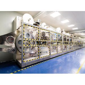 300M/Min 25m Length Sanitary Napkin Production Line CE Standard