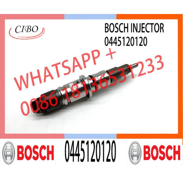 Diesel Engine Parts Common Rail Fuel Injector 0445120120 Replace VW 2T2130201D