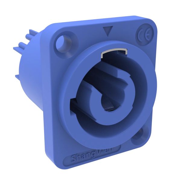 China Manufacture IP44 Indoor 3-Pin Triple Core Power Connector Socket Durable