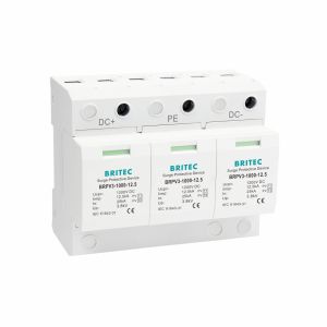 Cheap BRPV3-1000-12.5 PV Surge Arrester pv surge protection 3p solar surge protection device DC PV Solar Energy 1000V Surge Protector for sale