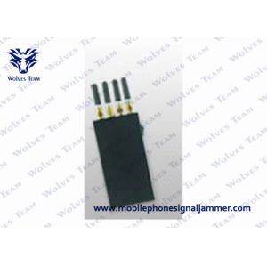 Black GPS Signal Jammer 360 Degree Jamming With Operating Zone Up To 15m