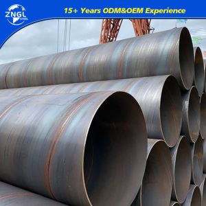 ASTM Standard 36 Inch API 5L Gr. B SSAW Spiral Pipe Carbon Steel Pipe 1 Ton Min