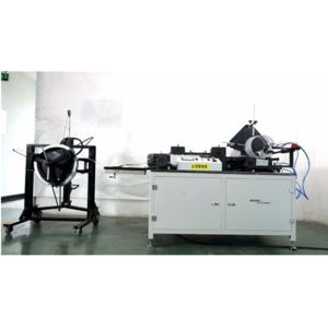 Full Auto Diamond Mesh Spiral Pipe Center Crimping Filter Making Machine