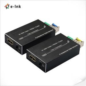 Mini 4K HDMI Fiber Extender with RS232 & External Audio