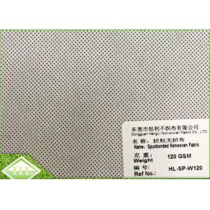 Fireproofing Home Textile Non Woven Cloth , Polypropylene Spunbond Nonwoven