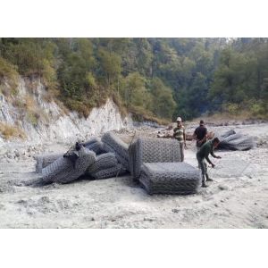 Stainless Steel Weaving Mesh PVC Coated Gabion Box