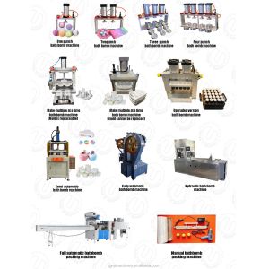 1300piece/h Multi press Manual bath bomb Making Machine with Automatic Operation