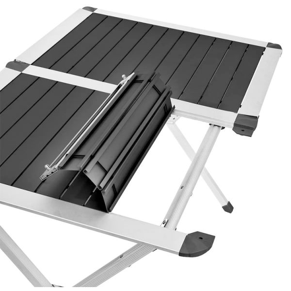 Portable Lightweight Aluminum Folding Table for Outdoor Garden Patio Party Event