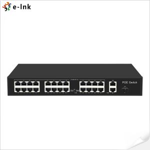 China 16 Ports 10/100M PoE Ethernet Switch 802.3 af with 2 Gigabit Uplink on sale China 16 Ports 10/100M PoE Ethernet Switch 802.3 af with 2 Gigabit Uplink on sale
