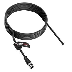 Alvin's Cables M12 A-Code 8 Pin Male to Open End Power I/O Cable Cat6a High-Flex