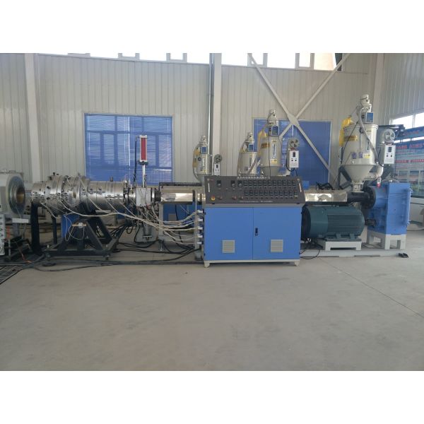 Quality Fully Automatic Plastic Pipe Extrusion Line With Omron Temperature Controller wholesale