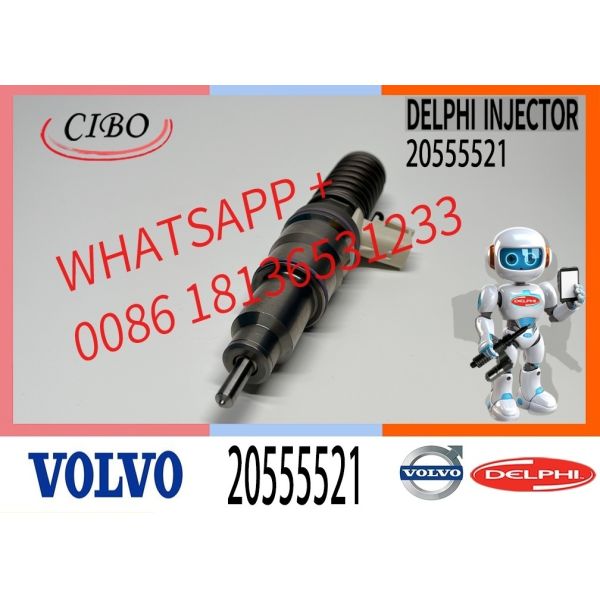 Diesel Fuel Injector 20555521 Engine E3.1 Diesel Fuel Injector BEBE4D04002 BEBE4D20002 20555521 7420555521 For VOL-VO Truck