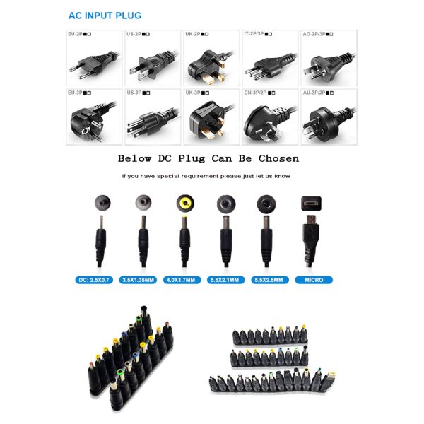 CE ROHS DOE Wall Adapter Power Supply 12Vdc 4A Desktop Power Adaptor