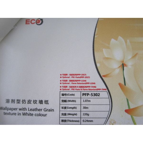 Quality PVC Eco Friendly Wallpaper Solvent , Inkjet Printing Media wholesale