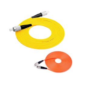 FC To ST Multimode Fiber Optic Patch Cables 3m / 5m Standard Length