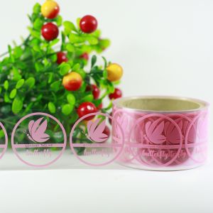 Customized Transparent Clear Labels Paper Cosmetics Private Label