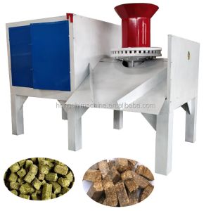 Cheap Automatic alfalfa hay cube briquette press machine,Wheat straw cube pellet making machine for sale