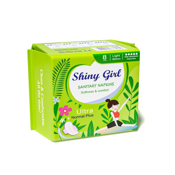Disposable Women Sanitary Napkin With Winged Shape Absorbency For Daily