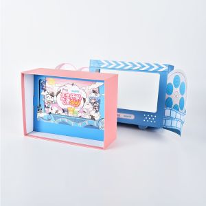 Cartoon Small Gift Paper Box for Toothpaste Washing And Daily Necessities Set