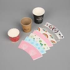 China Biodegradable PLA Coated paper cup fans with waterproof and Greaseproof on sale
