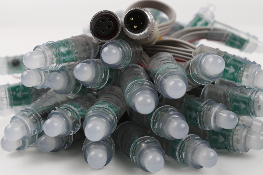 Bullet Type IP67 Waterproof 12MM LED Pixel Full Color RGB Individually Addressable