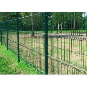 Green PVC Coated Welded Wire Mesh Panels Galvanized 200 X 50mm 5.5mm Diameter