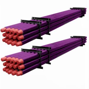 Integral Drill Rod API 2 3/8 REG Threaded Drill Rod Friction Welding DTH Drill