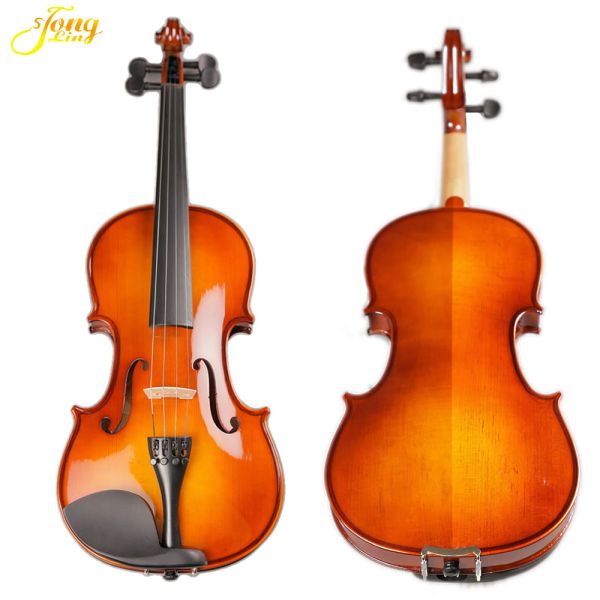 china Violin 1743 and 100% Handmade Oil Varnish with Foam Case Carbon Fiber Bow