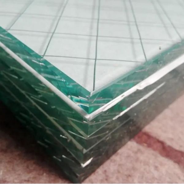 Clear Chicken Fire Proof Wire Mesh Glass With Customized Size From Building