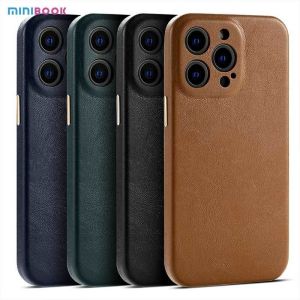 Compatible Shockproof Lens Protection PU Leather Case for iPhone 11/12/13/14 Pro