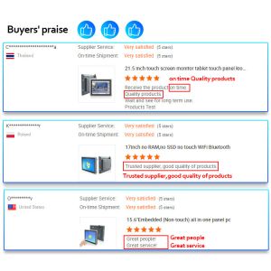 15 Inch Touch Screen Panel IP65 Intel Embedded Pc With 1024*768 Resolution Mini