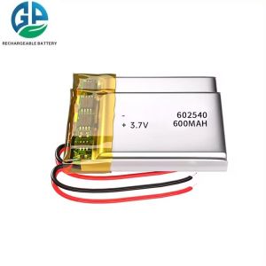 KC IEC62133 Approved Lipo Battery 602540 600mah 3.7 Lithium Polymer Battery