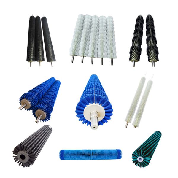 Quality Industrial Machine Nylon Cylindrical Cleaning Brush Roller Brush Customizable wholesale