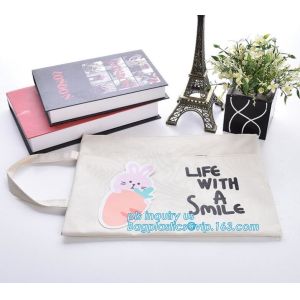 Canvas Stationery Pencil Bag, Zipper Canvas Pen Pencil Case Stationery Pouch Bag