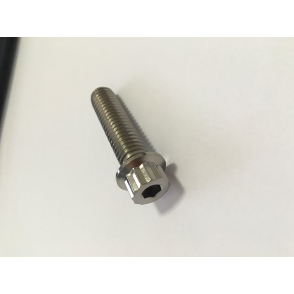 Quality Eccentric Hub Titanium Motorcycle Parts GR5 12 Points Flange Screws For Motorcycle wholesale