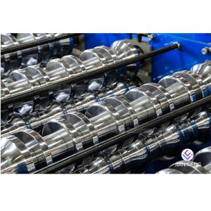 Customized Roll Forming Equipment 15 M/Min Speed Aluminium Roofing Sheet Making