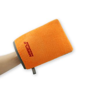 Medium Orange Nanoskin Clay Mitt S M L XL Size For Auto Wahshing