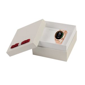 Cheap Stylish Square Paper Cardboard Watch Packaging Box for Couples Customized Design for sale