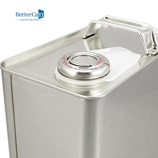 Empty Custom Brake Oil Can 1 Liter Motor Oil Can 0.23mm Thickness