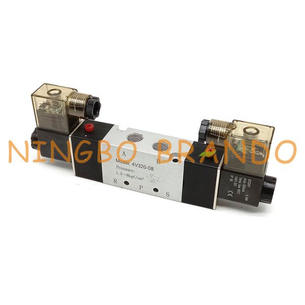 Quality AirTAC Type 4V320-08 1/4'' 5 Way 2 Position Pneumatic Air Valve wholesale