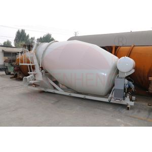 Left Drive 2m3 3m3 4m3 Concrete Mixing Truck Front Load Stable Performance For