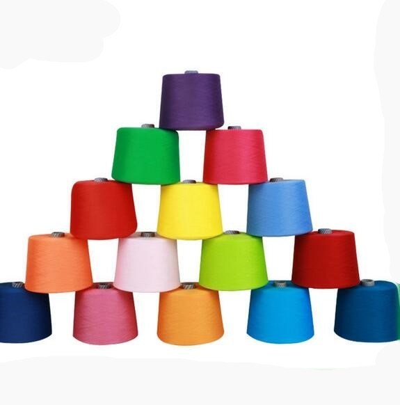 Quality 20/3 40/2 60/2 Dyed 100% Spun Polyester Yarn For Sewing Garments and Underwear wholesale