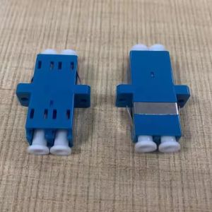 Factory FTTH water blue LCD duplex adapter coupler flange duplex LCD fiber optic