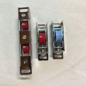 Aluminum Alloy Sliding Door and Window Single Roller with 22-27mm UPVC Window