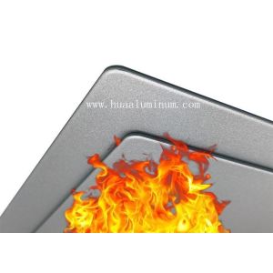 PVDF Coated Aluminum Composite Wall Panels , 1.22x2.44m ACP Sheet Fireproof