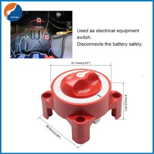 2 Position 32V 48V 350Amp Marine Boat Dual Battery Isolator Switch Waterproof