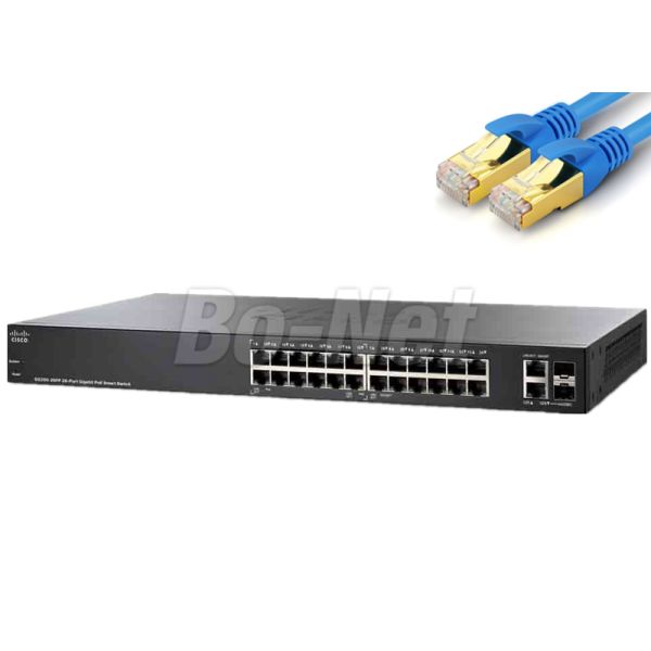 SG200 26FP CN Cisco POE Switch 24 For Small Business HOL Blocking Prevention
