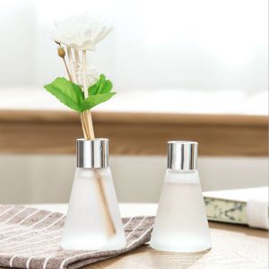 Customized Luxury Box Home Reed Diffuser Glass Bottle Dried Flower Design
